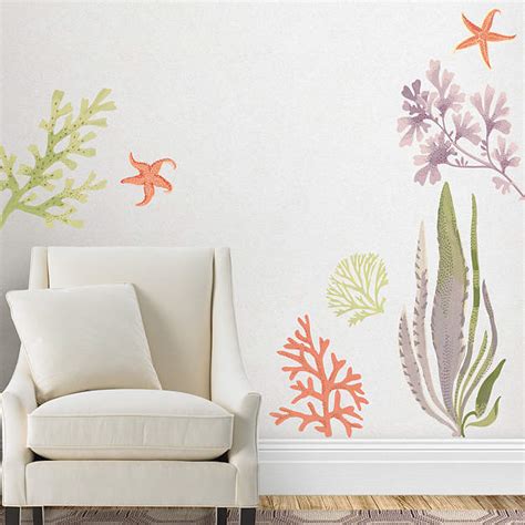 Coral Reef Wall Decal Shop Fathead For Wall Art Décor