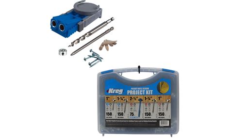 Kreg Jig R3 Pocket Hole System And Pocket Hole Screw Project Kit In 5