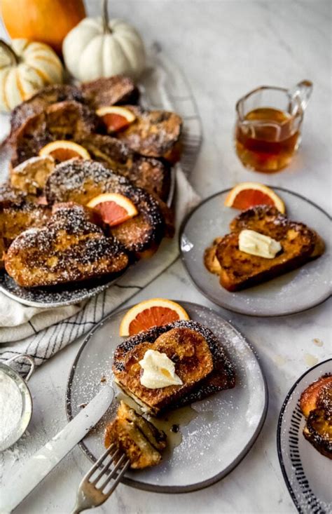Pumpkin Spice Challah French Toast Lions Bread