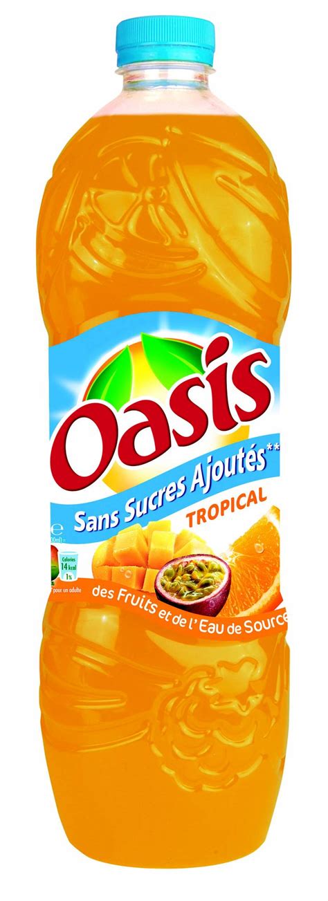 Gamme Oasis Sans Sucres Ajoutés Tropical Jus De Fruit Fruits Tropical