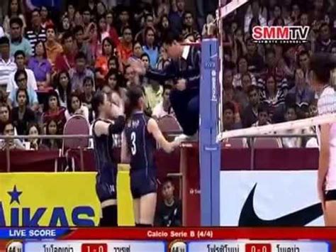 Consider your volleyball's skin coverings and hardness, as well as its panel construction. 2014 Asian Youth Volleyball หาดูยาก คลิป ประกอบ โก มิน จี ได้ Best Yellow Card - YouTube