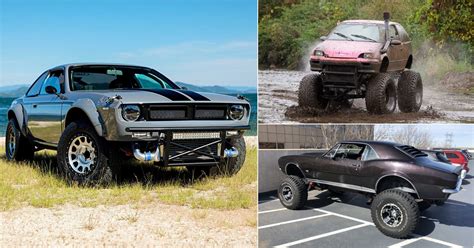 Intriguing Photos Of Normal Cars Modified As Off Roaders