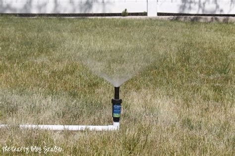 Part 1 of the sprinkler system | simple practical beautiful. Simple DIY PVC Sprinkler - The Crafty Blog Stalker