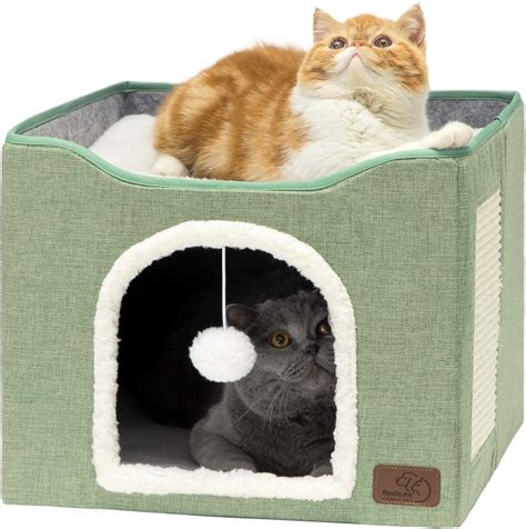 Bedsure Cat Beds For Indoor Cats Large Cat Cave India Ubuy