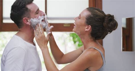 Beauty Shave And Father With Son In Bathroom For Grooming Morning And Shaving Cream Skincare