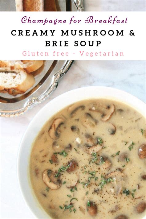 Add the wine and deglaze the pan. Creamy Mushroom & Brie Soup in 2020 (With images) | Soup ...