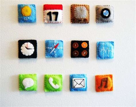 App Kitchen Decor Handmade Iphone Magnets