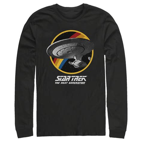 Mens Star Trek The Next Generation Rainbow Uss Enterprise Circle