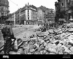 American troops advance in Frankfurt-on-Main (Germany) March 29, 1945 ...