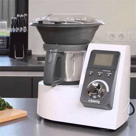Si buscas un robot de cocina con cocina guiada, la mejor opción es el mycook touch ya que dispones de más de 7500 recetas. Robot de cocina HKM1032 Koenig | www.cocinista.es