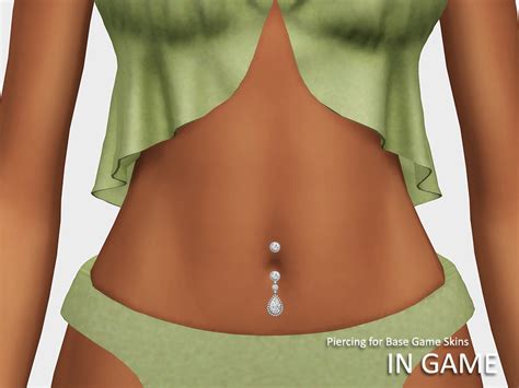 The Sims Resource Goddess Belly Button Piercing