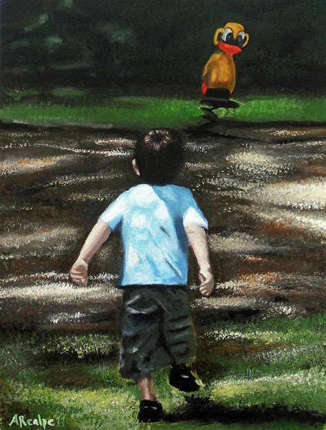The Grass Is Always Greener On The Other Side Painting By Andrea Realpe