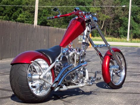 Harley Davidson Chopper Motorcycles On Choppers Candy Red