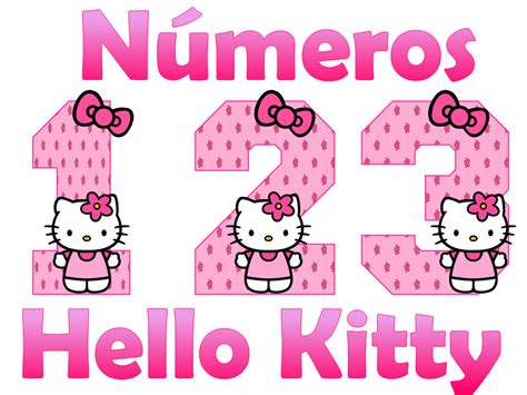 Kits Imprimibles Gratis Números De Hello Kitty