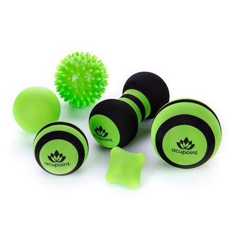 buy acupoint massage ball set 6 physical therapy balls for post workout deep tissue trigger