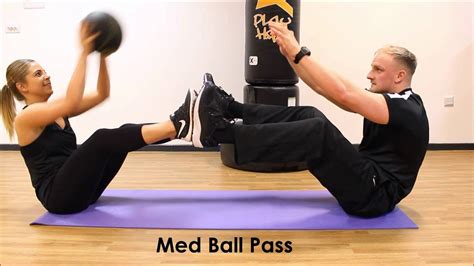 Medicine Ball Pass To Partner Youtube