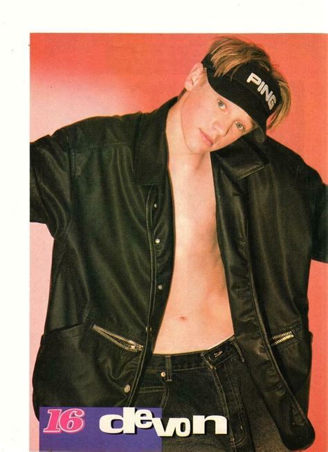 Devon Sawa Teen Magazine Pinup Clipping Shirtless Black Leather Jacket 16 Mag Contemporary