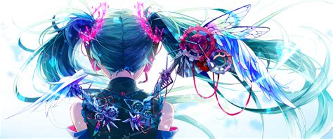 Wallpaper Anime Girls Vocaloid Hatsune Miku Fan Art