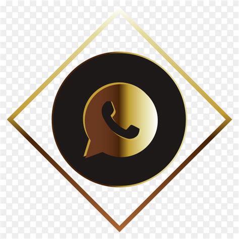 Golden Whatsapp Logo On Transparent Background Png Similar Png