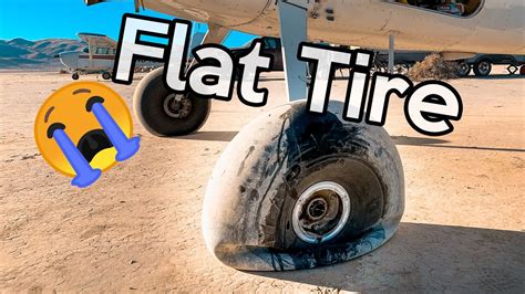 🔥 ️airplane Flat Tire Youtube