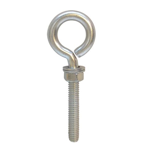 MH GLOBAL 1 2 Inch X 4 Inch Stainless Steel Marine Turned Eye Bolt Nut