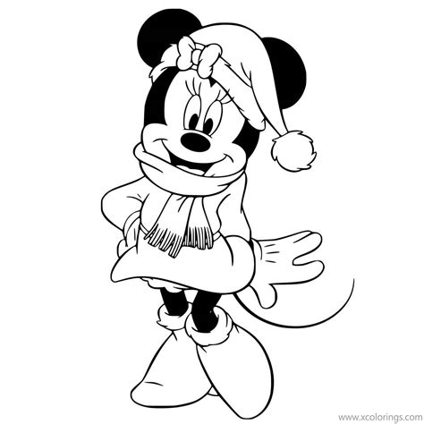Baby Mickey Mouse Of Christmas Coloring Pages