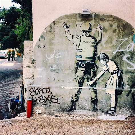 But no one is sure just who he is. Banksy's artwork in Palestine -- Tour of Palestine -- READ ...