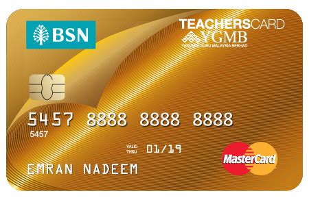 Aside from their mission, they also provide financial products such as personal loans. Mohon untuk BSN-1Teachers MasterCard Gold oleh Bank ...