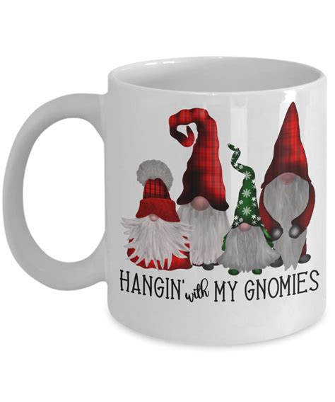 Gnome Mug Hanging With My Gnomies Cute Christmas T The