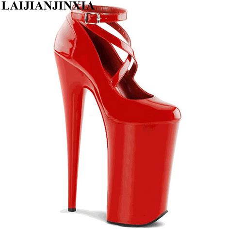 Laijianjinxia New 20cm Sexy Ultra High Heeled Shoes Performance Shoes