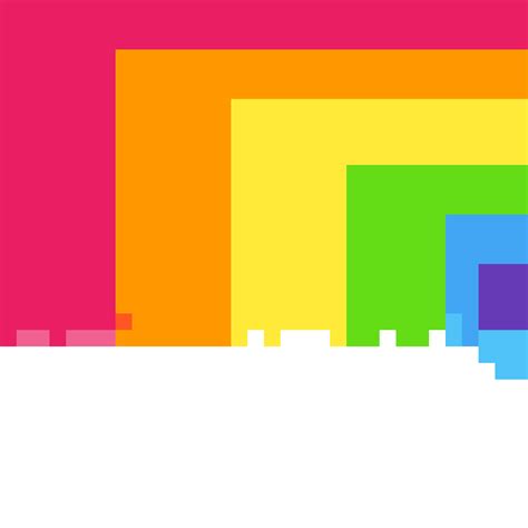 Pixilart Rainbow By Anonymous