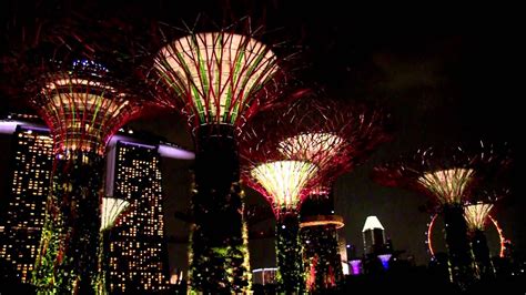 Singapore Gardens By The Bay Light Show Youtube
