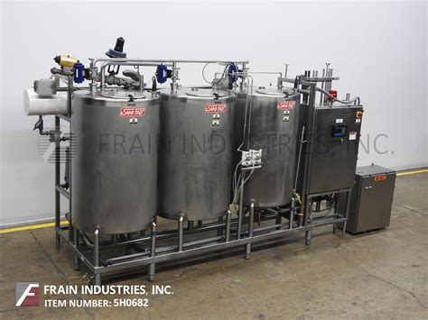 A And B Process Systems Cleaner Cipcop 3 Tank Cip For Sale 5h0682