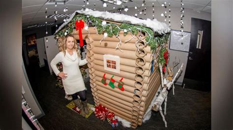 A collection of diy christmas ornaments, so simple even a child can make them! Festive Office Workers Turn Their Cubicles Into Winter ...