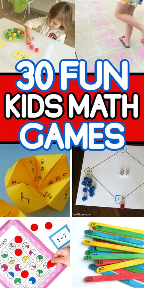 Learn about important mathematics topics such as arithmetic, geometry, numbers and statistics while improving your problem solving skills and math basics online. 30 Super Fun Math Games for Kids - Play Party Plan