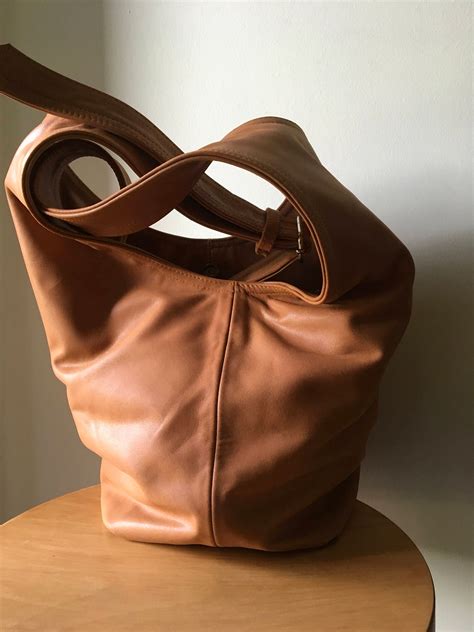 Slouchy Hobo Style Soft Leather Handbag Handmade Shoulder