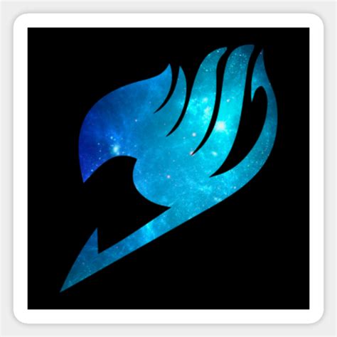 Fairy Tail Galaxy Silhouette Logo Fairy Tail Autocollant Teepublic Fr