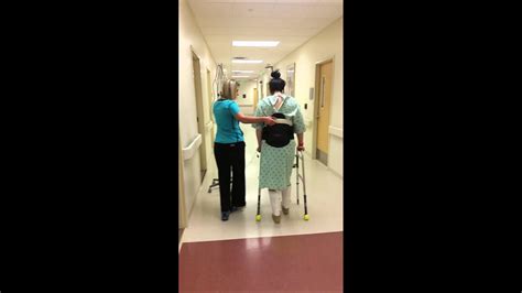 Walking After Surgery Laminectomy Discectomy Youtube