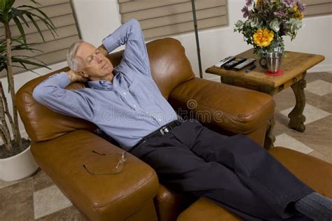 Senior Man Relaxing Stock Photo Image Of Upscale Business 5810658