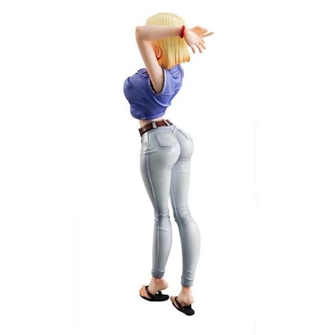 Buy 20cm Anime Dragon Ball Z Glitter And Glamours Android No 18 Lazuli Jeans Ver Pvc Action