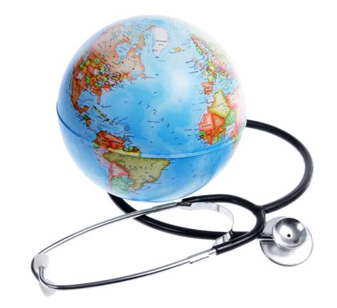 World Globe And Stethoscope Imedicalapps