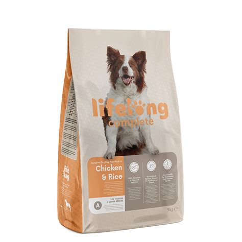 Buy Amazon Brand Lifelong Complete Dry Dog Food Chicken And Rice 5kg