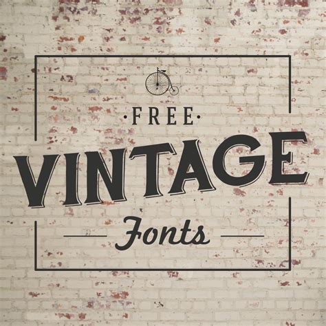 100 Best Vintage Fonts Free Download For Designers ~ Stylish Dp Girls