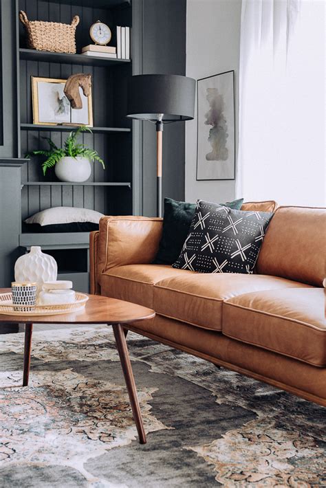 What Colours Go Best With Tan Leather Sofa
