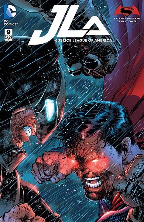 Jla 9 Batman Vs Superman Variant Cover By Jim Lee Batman Vs Superman