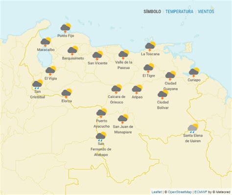 Clima Venezuela Hoy 12 De Septiembre Mayormente Nublado Y Con