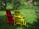 Chairs built using wave Hill Chair plans | Mid mod furniture, Outdoor ...