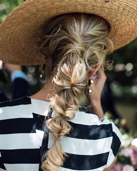 Sure, it's awesome to get a fancy updo for special occasions, but messy styles are typically more flattering. Pretty braid hairstyle | Pretty braided hairstyles, Hair ...