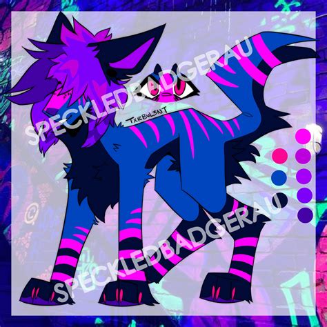 Scene Emo Sparkle Dog Furry Adoptable Character Etsy
