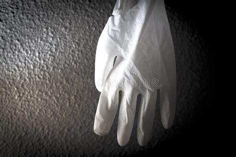 Used White Latex Gloves Stock Photo Image Of Latex 183828666